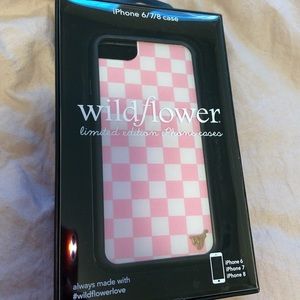 Wildflower Pink Checkers iPhone 6/7/8 Case